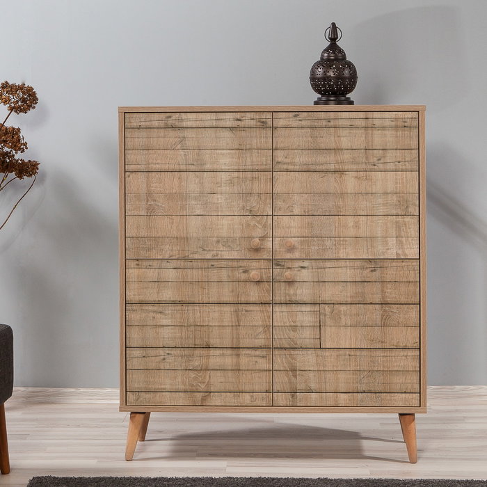 Hanah Home Multilux - 728 Armario Multiusos Roble Sonoma